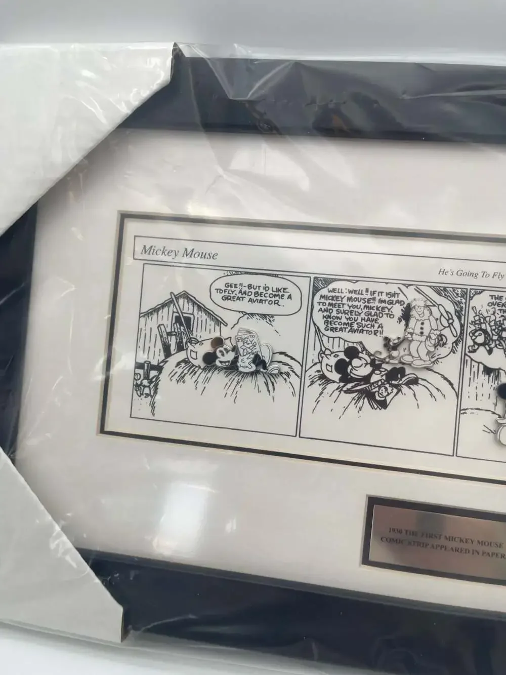 Disney My First Comic Strip Framed Pin Set Limited Edition 1000 Mickey Mouse 193